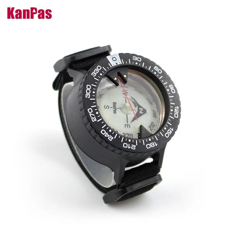 KANPAS 6BAR Scuba diving compass / Dive compass / Compass sea navigation / Blue compass glow / diving luminous signal