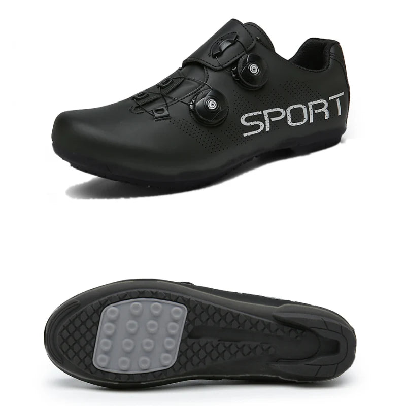 Hot Sale Ultralight Cycling Shoes Self-Locking Racing Road Bike Shoes MTB Flat Sneakers Men Bicycle SPD Cleat Sport Shoes Unisex