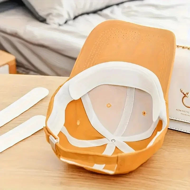 Chapéu descartável almofada de suor forro de chapéu absorvente ajustável para bonés de beisebol e camisas protetor de colarinho de algodão acessórios de caminhada