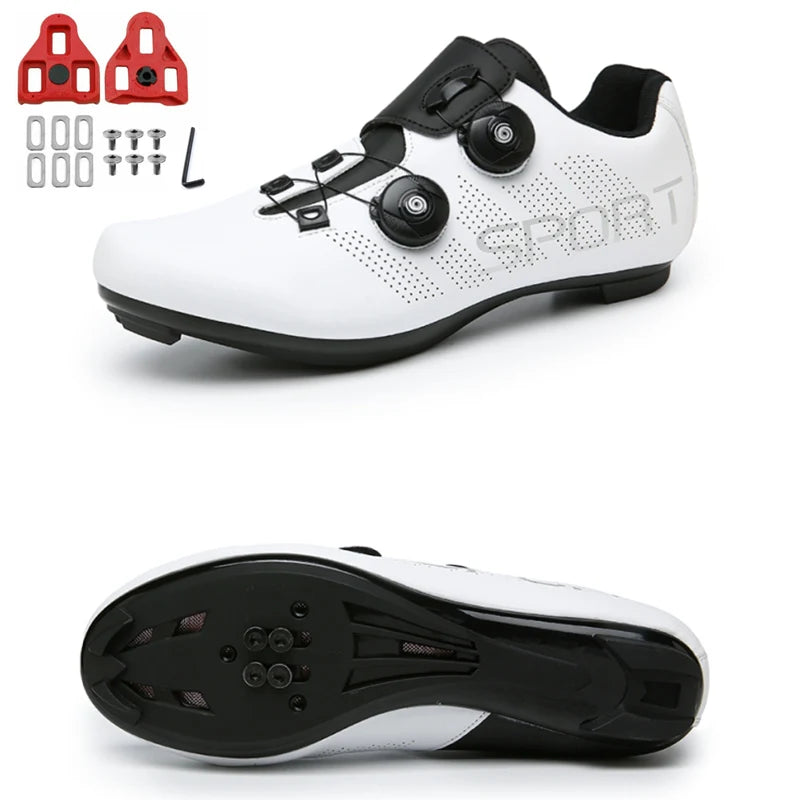 Hot Sale Ultralight Cycling Shoes Self-Locking Racing Road Bike Shoes MTB Flat Sneakers Men Bicycle SPD Cleat Sport Shoes Unisex