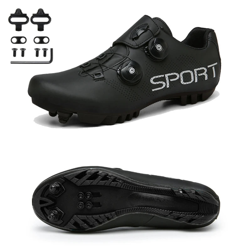 Hot Sale Ultralight Cycling Shoes Self-Locking Racing Road Bike Shoes MTB Flat Sneakers Men Bicycle SPD Cleat Sport Shoes Unisex