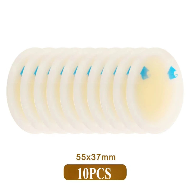 10pcs Hydrocolloid Pads Dressing Heel Tape Anti-Wear Band-Aid Adhesive Bandage Outdoor Camping Hiking Accessories