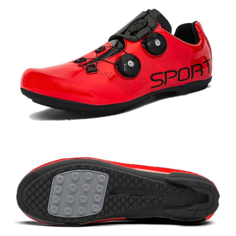 Hot Sale Ultralight Cycling Shoes Self-Locking Racing Road Bike Shoes MTB Flat Sneakers Men Bicycle SPD Cleat Sport Shoes Unisex