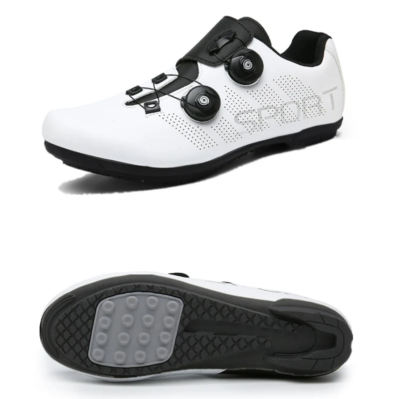Hot Sale Ultralight Cycling Shoes Self-Locking Racing Road Bike Shoes MTB Flat Sneakers Men Bicycle SPD Cleat Sport Shoes Unisex