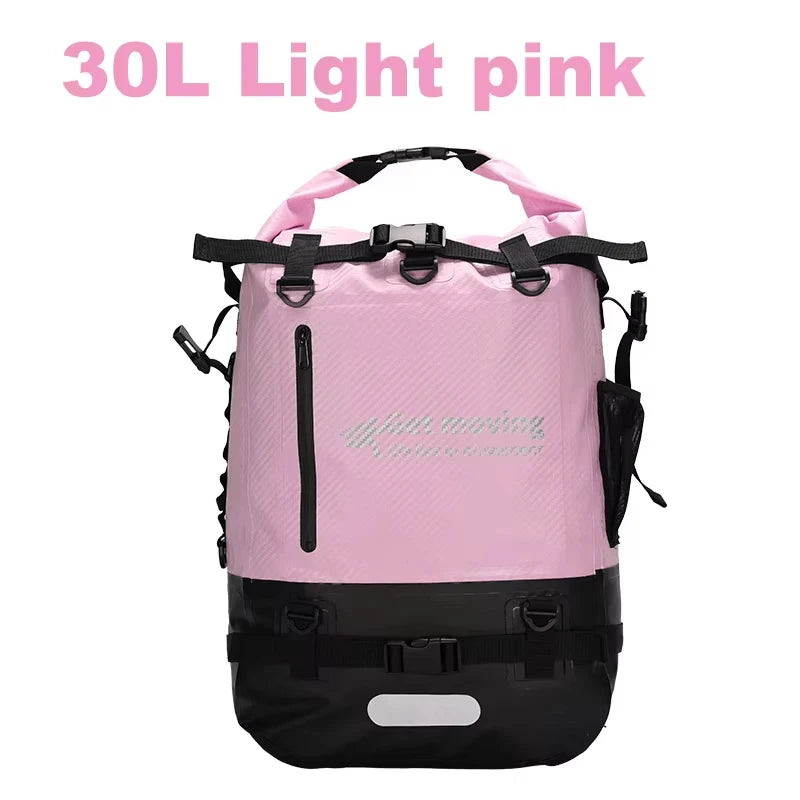 30L Outdoor Waterproof Backpack Large Capacity Swimming Bag Dry Sack Floating Dry Gear Bags Boating Fishing Rafting Trekking Bag